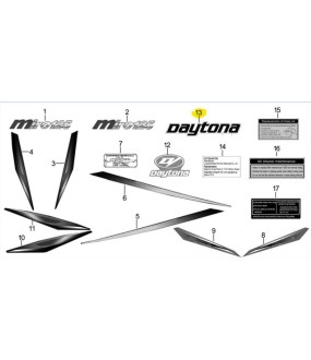 ΑΥΤΟΚΟΛΛΗΤΟ ΠΛΑΙΣΙΟΥ ''DAYTONA'' DAYTONA MIRO 125