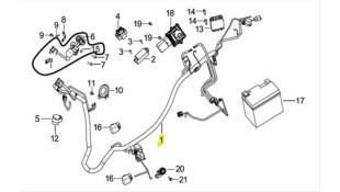 ΚΑΛΩΔΙΩΣΗ ΚΕΝΤΡΙΚΗ DAYTONA MIRO 125i E4 ΗΛΕΚΤΡΙΚΑ