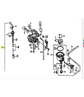 ΚΑΡΜΠΥΡΑΤΕΡ DENI ΧΩΡΙΣ ΛΑΙΜΟ DAYTONA DY/SPRINTER 50 ΑΝΤΑΛΛΑΚΤΙΚΑ ΚΑΡΜΠΥΡΑΤΕΡ DENI ΧΩΡΙΣ ΛΑΙΜΟ DAYTONA DY/SPRINTER 50