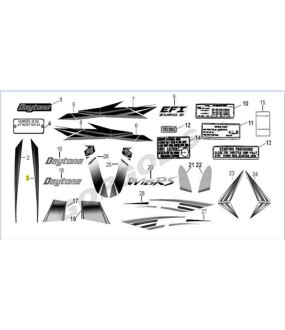 ΑΥΤΟΚΟΛΛΗΤΟ ΜΑΣΚΑΣ ΔΙΑΚΟΣΜΗΤΙΚΗΣ ΔΕΞΙΟ DAYTONA DY/SPRINTER
