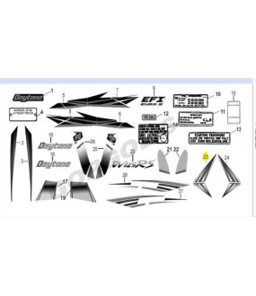 ΑΥΤΟΚΟΛΛΗΤΟ ΠΟΔΙΑΣ ΑΡΙΣΤΕΡΗΣ ΕΞΩΤΕΡΙΚΟ ΑΝΩ DAYTONA DY/NOVA