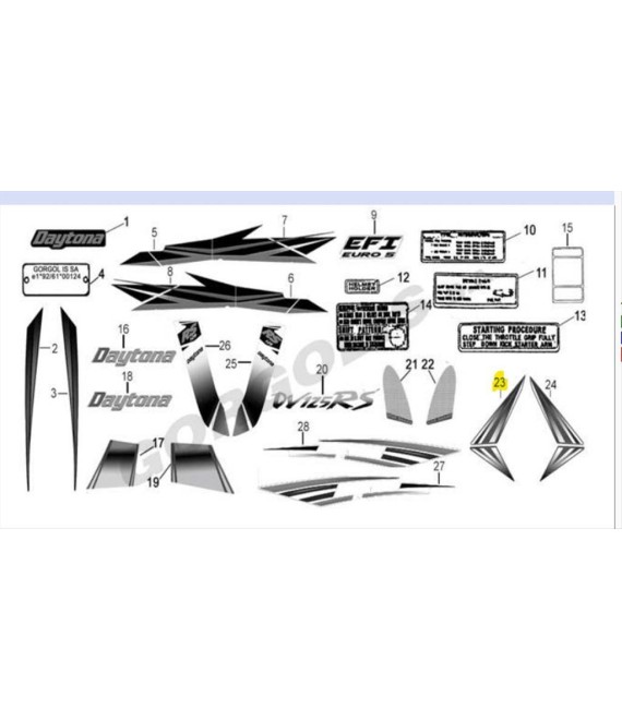 ΑΥΤΟΚΟΛΛΗΤΟ ΠΟΔΙΑΣ ΑΡΙΣΤΕΡΗΣ ΕΞΩΤΕΡΙΚΟ ΑΝΩ ΑΝΤΑΛΛΑΚΤΙΚΑ ΑΥΤΟΚΟΛΛΗΤΟ ΠΟΔΙΑΣ ΑΡΙΣΤΕΡΗΣ ΕΞΩΤΕΡΙΚΟ ΑΝΩ DAYTONA DY/NOVA