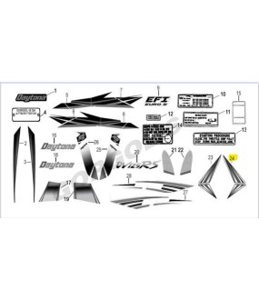 ΑΥΤΟΚΟΛΛΗΤΟ ΠΟΔΙΑΣ ΔΕΞΙΑΣ ΕΞΩΤΕΡΙΚΟ ΑΝΩ DAYTONA DY/NOVA