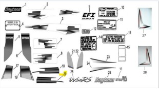 ΑΥΤΟΚΟΛΛΗΤΟ ΠΟΔΙΑΣ ΔΕΞΙΑΣ ΕΣΩΤΕΡΙΚΟ DAYTONA DY/NOVA ΑΥΤΟΚΟΛΛΗΤΟ ΠΟΔΙΑΣ ΔΕΞΙΑΣ ΕΣΩΤΕΡΙΚΟ DAYTONA DY/NOVA