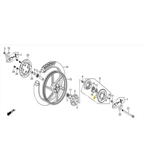 ΓΡΑΝΑΖΙ ΟΠΙΣΘΙΟΥ ΤΡΟΧΟΥ 43T DAYTONA DY/SPRINTER 50 ΑΝΤΑΛΛΑΚΤΙΚΑ