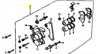 ΔΑΓΚΑΝΑ ΕΜΠΡΟΣΘΙΟΥ ΦΡΕΝΟΥ ΑΡΙΣΤΕΡΗ T.D.B. DAYTONA DY/SPRINTER ΑΝΤΑΛΛΑΚΤΙΚΑ