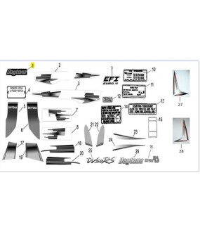 ΑΥΤΟΚΟΛΛΗΤΟ ΜΑΣΚΑΣ ΜΙΚΡΟ ''DAYTONA'' ΓΙΑ RS DAYTONA DY/NOVA