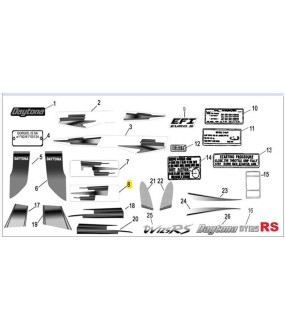 ΑΥΤΟΚΟΛΛΗΤΟ ΠΛΑΙΣΙΟΥ ΔΕΞΙΟ SPARE PARTS ΑΥΤΟΚΟΛΛΗΤΟ ΠΛΑΙΣΙΟΥ ΔΕΞΙΟ DAYTONA DY 125