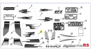 ΑΥΤΟΚΟΛΛΗΤΟ ΠΛΑΙΣΙΟΥ ΔΕΞΙΟ DAYTONA DY 125