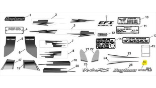 ΑΥΤΟΚΟΛΛΗΤΟ ΠΛΑΙΣΙΟΥ ΑΡΙΣΤΕΡΟ-ΔΕΞΙ ''DY50RS'' DAYTONA DY 50