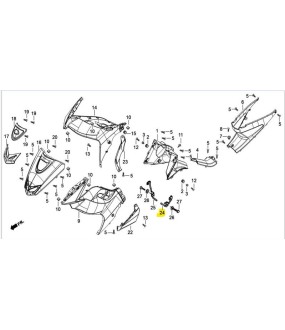 ΒΑΣΗ ΠΟΔΙΑΣ ΑΡΙΣΤΕΡΗ DAYTONA SPRINTER 50