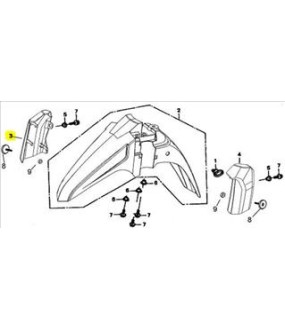 ΚΑΠΑΚΙ ΠΛΑΙΝΟ ΦΤΕΡΟΥ ΔΕΞΙΟ ΜΑΥΡΟ DAYTONA SPRINTER