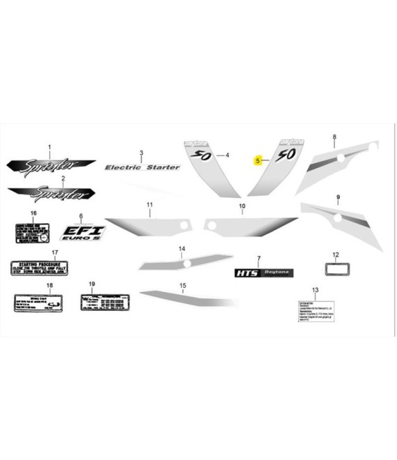 ΑΥΤΟΚΟΛΛΗΤΟ ΠΟΔΙΑΣ ΑΝΩ ΔΕΞΙΟ ΓΙΑ ΜΠΛΕ SPARE PARTS ΑΥΤΟΚΟΛΛΗΤΟ ΠΟΔΙΑΣ ΑΝΩ ΔΕΞΙΟ ΓΙΑ ΜΠΛΕ DAYTONA SPRINTER 50