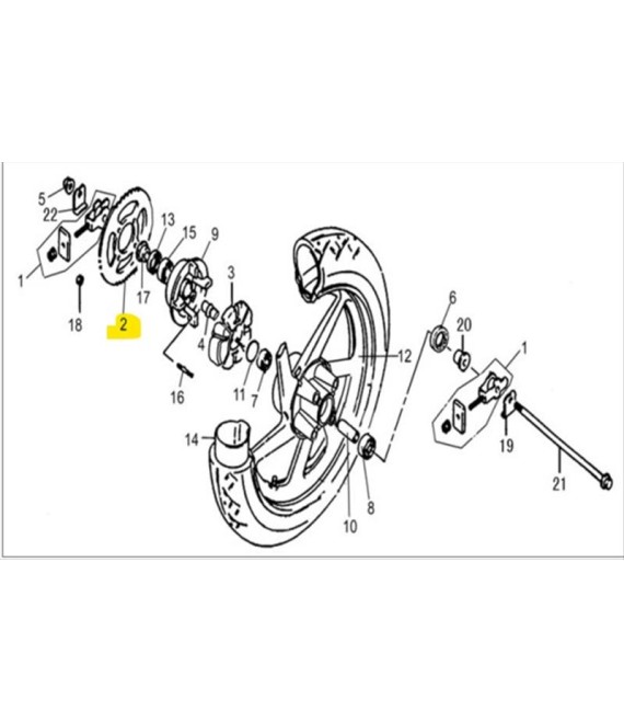 ΓΡΑΝΑΖΙ ΟΠΙΣΘΙΟΥ ΤΡΟΧΟΥ 44T ΑΝΤΑΛΛΑΚΤΙΚΑ ΓΡΑΝΑΖΙ ΟΠΙΣΘΙΟΥ ΤΡΟΧΟΥ 44T DAYTONA DY/SPRINTER 50