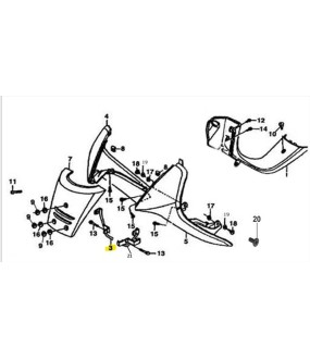 ΒΑΣΗ ΠΟΔΙΑΣ ΔΕΞΙΑ DAYTONA NOVA 100