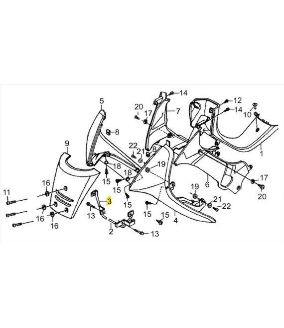 ΒΑΣΗ ΠΟΔΙΑΣ ΔΕΞΙΑ ΑΝΤΑΛΛΑΚΤΙΚΑ ΒΑΣΗ ΠΟΔΙΑΣ ΔΕΞΙΑ DAYTONA DY 50