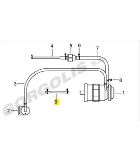 TUBE DAYTONA DY/NOVA/SPRINTER/VELOS SPARE PARTS TUBE DAYTONA DY/NOVA/SPRINTER/VELOS 125