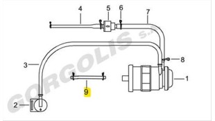 TUBE DAYTONA DY/NOVA/SPRINTER/VELOS 125