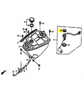 ΑΣΦΑΛΕΙΑ ΔΕΙΚΤΗ ΒΕΝΖΙΝΗΣ DAYTONA DY/MIRO/NOVA/SPRINTER