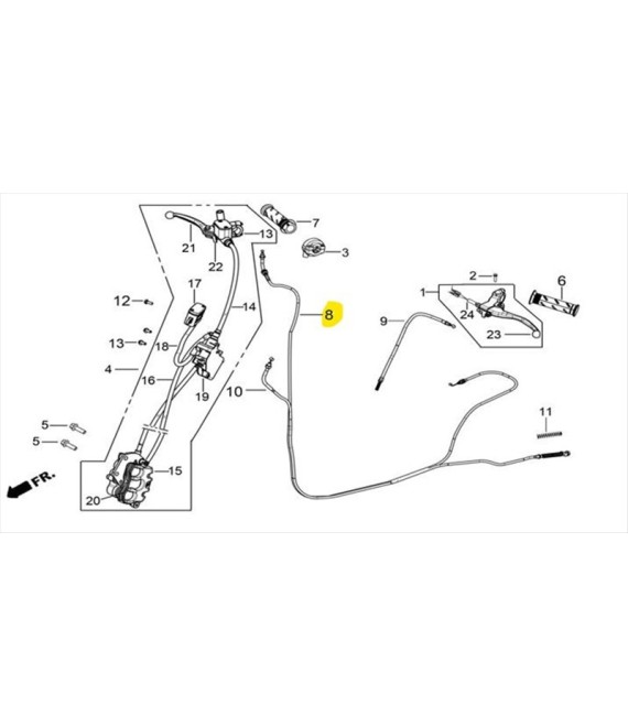 ΝΤΙΖΑ ΓΚΑΖΙΟΥ DAYTONA CARGO 125i ECO ΑΝΤΑΛΛΑΚΤΙΚΑ ΝΤΙΖΑ ΓΚΑΖΙΟΥ DAYTONA CARGO 125i ECO