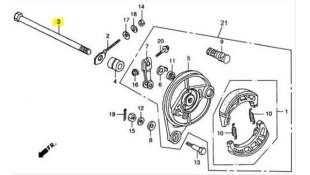 ΑΞΟΝΑΣ ΟΠΙΣΘΙΟΥ ΤΡΟΧΟΥ DAYTONA DY/NOVA