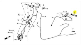 ΧΕΙΡΟΛΑΒΗ ΑΡΙΣΤΕΡΗ DAYTONA CARGO 125i 