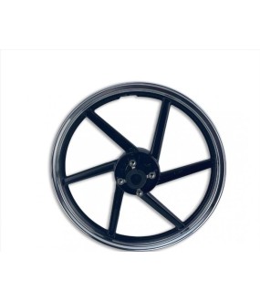 ΤΡΟΧΟΣ ΟΠΙΣΘΙΟΣ ΑΛΟΥΜΙΝΙΟΥ 6 ΑΚΤ. ΜΑΥΡΟΣ DAYTONA DY 125 E4/E5