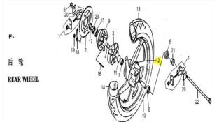ΤΡΟΧΟΣ ΟΠΙΣΘΙΟΣ ΑΛΟΥΜΙΝΙΟΥ ΑΣΗΜΙ DAYTONA DY/NOVA