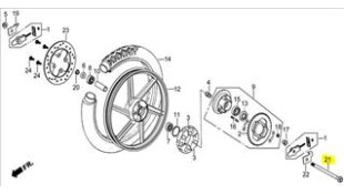 ΑΞΟΝΑΣ ΟΠΙΣΘΙΟΥ ΤΡΟΧΟΥ DAYTONA DY