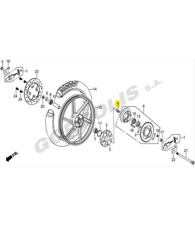 ΟΜΦΑΛΟΣ ΒΑΣΗΣ ΟΠΙΣΘΙΟΥ ΓΡΑΝΑΖΙΟΥ DAYTONA DISC