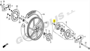 ΟΜΦΑΛΟΣ ΒΑΣΗΣ ΟΠΙΣΘΙΟΥ ΓΡΑΝΑΖΙΟΥ DAYTONA DISC ΟΜΦΑΛΟΣ ΒΑΣΗΣ ΟΠΙΣΘΙΟΥ ΓΡΑΝΑΖΙΟΥ DAYTONA DISC
