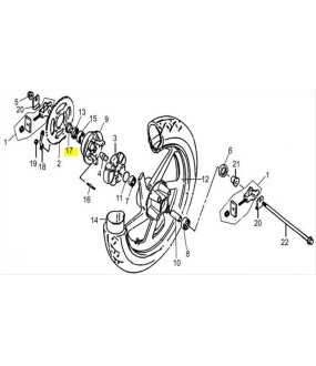 ΑΠΟΣΤΑΣΗ ΒΑΣΗΣ ΟΠΙΣΘΙΟΥ ΓΡΑΝΑΖΙΟΥ DAYTONA DY/MODY/NOVA/SPRINTER/VELOS R