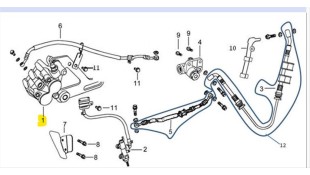 ΔΑΓΚΑΝΑ ΟΠΙΣΘΙΟΥ ΦΡΕΝΟΥ DAYTONA DY/NOVA 125 ΔΑΓΚΑΝΑ ΟΠΙΣΘΙΟΥ ΦΡΕΝΟΥ DAYTONA DY/NOVA 125