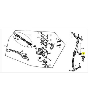 ΒΑΣΗ ΣΩΛΗΝΑ ΥΓΡΩΝ ΦΡΕΝΟΥ ΔΕΞΙΑ DAYTONA DY/MODY/NOVA/SPRINTER