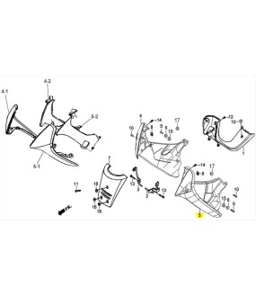 ΠΟΔΙΑ ΑΡΙΣΤΕΡΗ ΚΟΚΚΙΝΗ DAYTONA DY 125