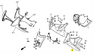 ΠΟΔΙΑ ΑΡΙΣΤΕΡΗ ΚΟΚΚΙΝΗ DAYTONA DY 125 ΠΟΔΙΑ ΑΡΙΣΤΕΡΗ ΚΟΚΚΙΝΗ DAYTONA DY 125