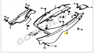 ΚΑΛΥΜΜΑ ΠΛΑΙΝΟ ΑΡΙΣΤΕΡΟ DAYTONA DY/NOVA ΑΝΤΑΛΛΑΚΤΙΚΑ