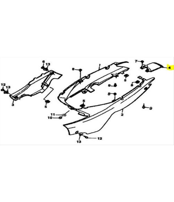 ΚΑΛΥΜΜΑ ΟΥΡΑΣ ΑΣΠΡΟ DAYTONA DY SPARE PARTS ΚΑΛΥΜΜΑ ΟΥΡΑΣ ΑΣΠΡΟ DAYTONA DY