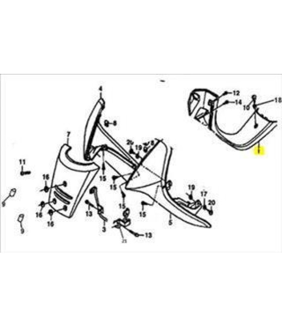 ΠΟΔΙΑ ΠΛΑΙΣΙΟΥ DAYTONA DY/NOVA SPARE PARTS ΠΟΔΙΑ ΠΛΑΙΣΙΟΥ DAYTONA DY/NOVA