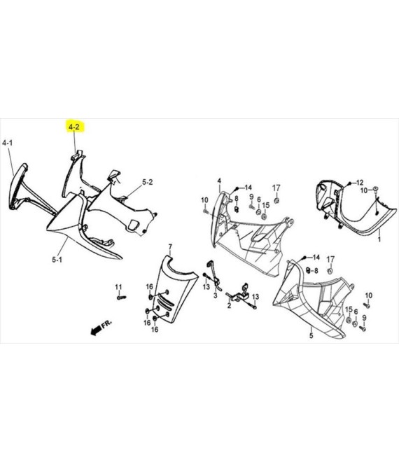 ΠΟΔΙΑ ΕΣΩΤΕΡΙΚΗ ΔΕΞΙΑ ΑΣΠΡΗ DAYTONA DY SPARE PARTS ΠΟΔΙΑ ΕΣΩΤΕΡΙΚΗ ΔΕΞΙΑ ΑΣΠΡΗ DAYTONA DY