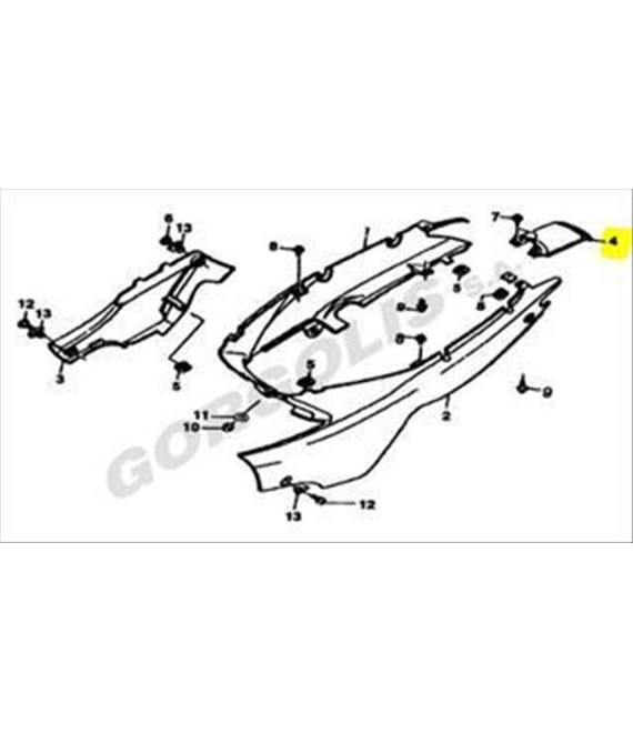 ΚΑΛΥΜΜΑ ΟΥΡΑΣ ΑΣΠΡΟ DAYTONA DY/NOVA E5 ΑΝΤΑΛΛΑΚΤΙΚΑ ΚΑΛΥΜΜΑ ΟΥΡΑΣ ΑΣΠΡΟ DAYTONA DY/NOVA E5