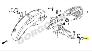 ΦΛΑΣ ΟΠΙΣΘΙΟ ΑΡΙΣΤΕΡΟ DAYTONA DY E5 ΦΛΑΣ ΟΠΙΣΘΙΟ ΑΡΙΣΤΕΡΟ DAYTONA DY E5