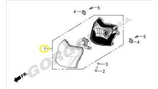 ΦΑΝΟΣ ΕΜΠΡΟΣΘΙΟΣ DAYTONA DY 50/125 E5 ΑΝΤΑΛΛΑΚΤΙΚΑ