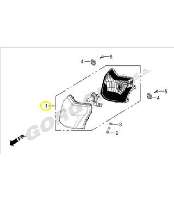 ΦΑΝΟΣ ΕΜΠΡΟΣΘΙΟΣ DAYTONA DY 50/125 E5 ΑΝΤΑΛΛΑΚΤΙΚΑ ΦΑΝΟΣ ΕΜΠΡΟΣΘΙΟΣ DAYTONA DY 50/125 E5