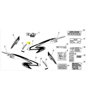 ΑΥΤΟΚΟΛΛΗΤΟ ΠΟΔΙΑΣ ΕΣΩΤΕΡΙΚΗΣ ΑΡΙΣΤΕΡΗΣ ΜΙΚΡΟ ΓΙΑ ΑΣΗΜΙ & ΜΠΛΕ DY/NOVA