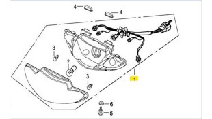 ΦΑΝΟΣ ΕΜΠΡΟΣΘΙΟΣ ΠΛΗΡΗΣ DAYTONA SPRINTER 50/125