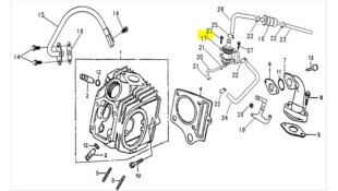 ΒΑΛΒΙΔΑ ΚΑΥΣΑΕΡΙΩΝ DAYTONA SPRINTER 125 ΗΛΕΚΤΡΙΚΑ