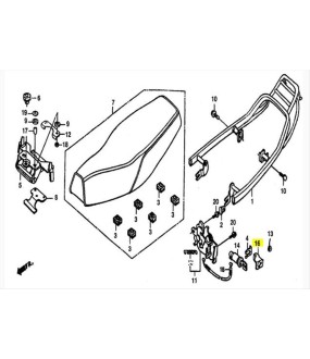 ΒΑΣΗ ΝΤΙΖΑΣ ΚΛΕΙΣΤΡΟΥ ΣΕΛΛΑΣ DAYTONA DY/MODY/NOVA/SPRINTER/VELOS R