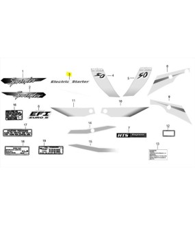 ΑΥΤΟΚΟΛΛΗΤΟ (ELECTRIC START) DAYTONA SPRINTER 50 E5 ΑΝΤΑΛΛΑΚΤΙΚΑ