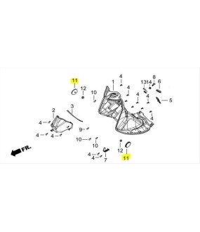ΑΝΤΑΝΑΚΛΑΣΤΙΚΟ ΣΤΡΟΓΓΥΛΟ ΚΙΤΡΙΝΟ DAYTONA CARGO/DY/MIRO/NOVA/SPRINTER/VELOS R 125